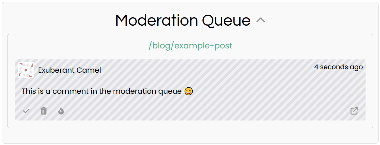 Manual Moderation Queue